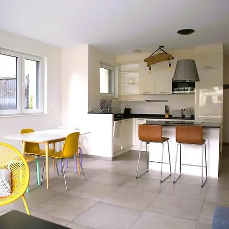 Lägenhet Peaceful 1br With Garden Esch-sur-Alzette